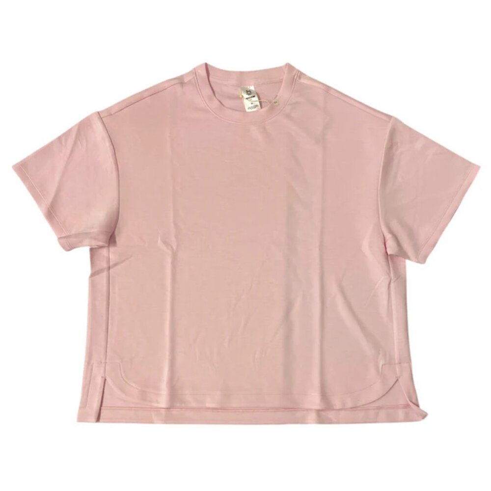 Pink T-Shirt NWT Sandwash Short Sleeve Crew Neck Member's Mark Women's Size XXL - Picture 6 of 7